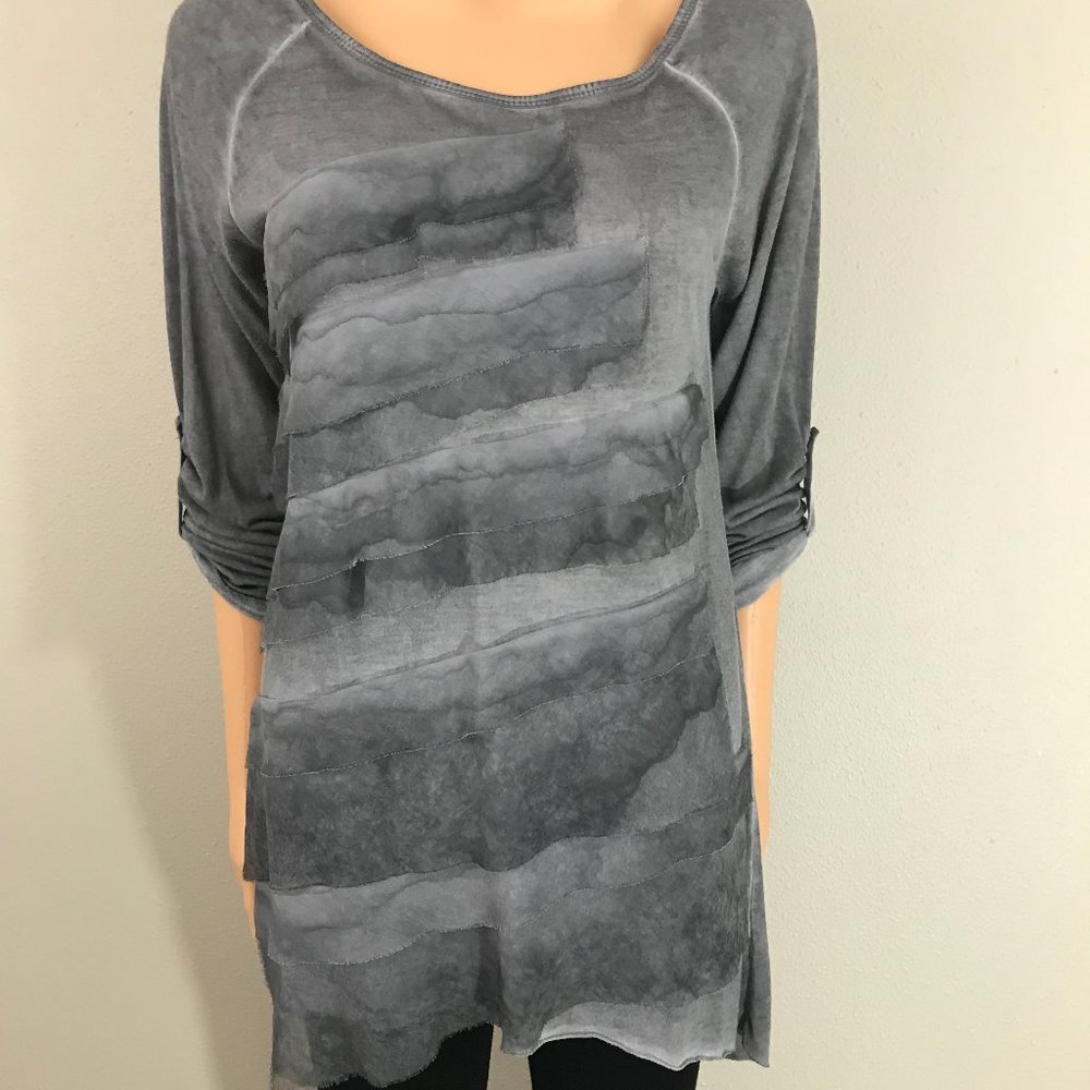 Light weight grey tunic,top,blouse